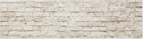 mySPOTTI Küchenrückwand Mauerwerk in Stone Look aus Aluminiumverbund, Farbe: Beige/Weiß, Breite: 220 cm, Höhe: 60 cm - Bild 1