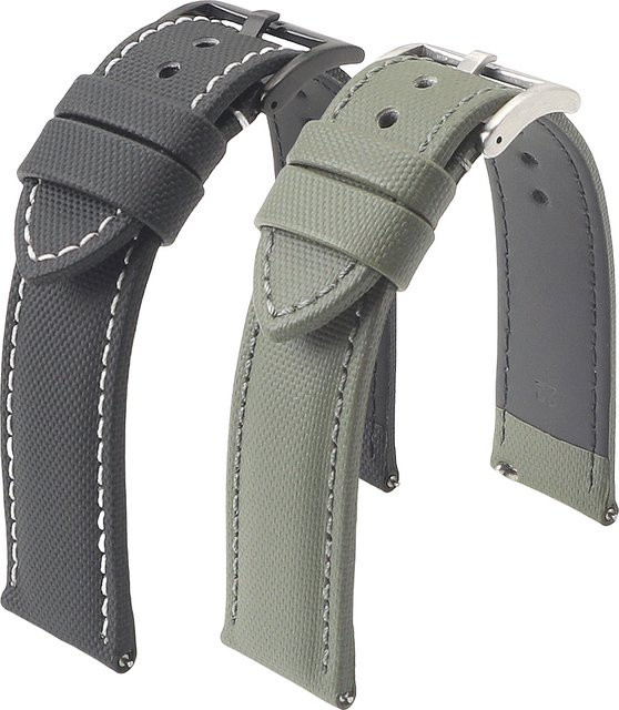 Uhrenarmband Nylon, Schwarz, Unisex - Bild 1