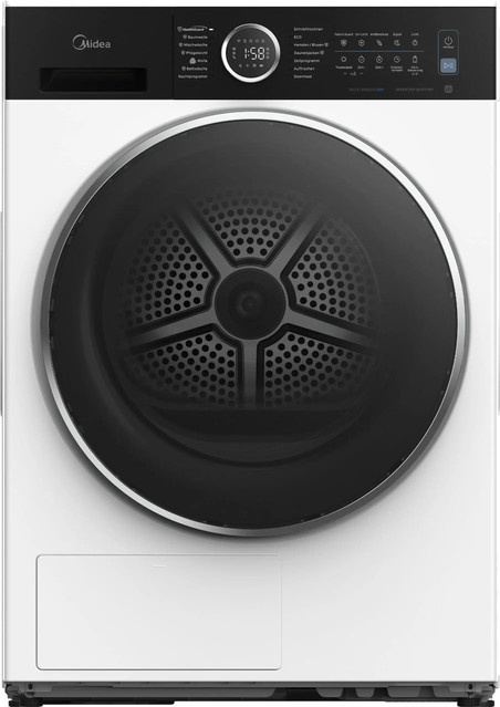 Midea Wärmepumpentrockner MD205H80WB-C in Weiß mit App-Steuerung und Smart Home Integration - Bild 1