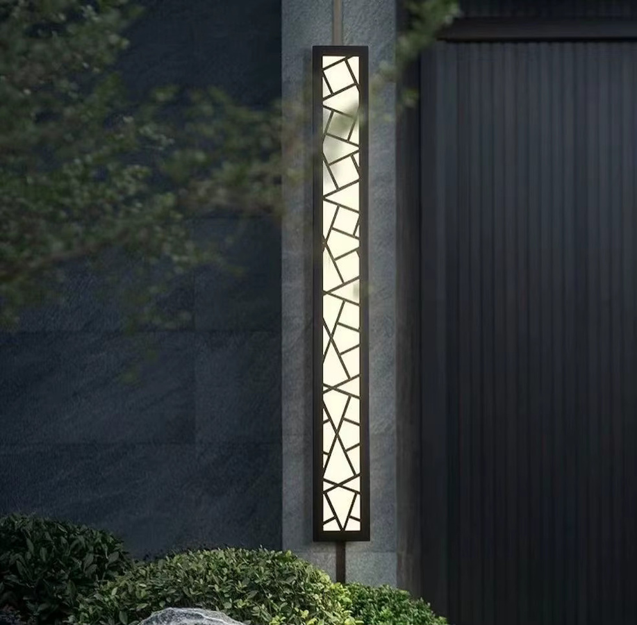 CHUBAN LED Außenwandleuchte aus Edelstahl in Silber oder Weiß, IP65 wasserdichte Gartenleuchte für Terrasse und Veranda, Breite: 12 cm - Bild 2