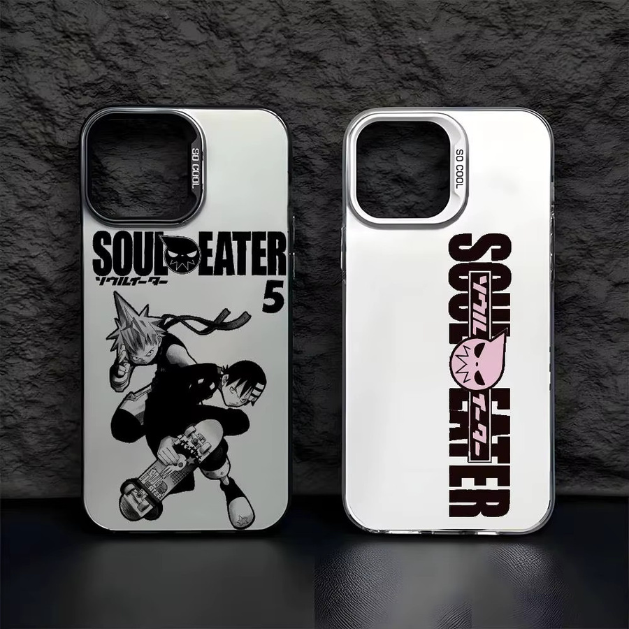 Coole Fishion S-Soul Eater Handyhülle für iPhone 11 bis 17 Pro Max Multicolor Matte Laser Metallic Aurora - Bild 2