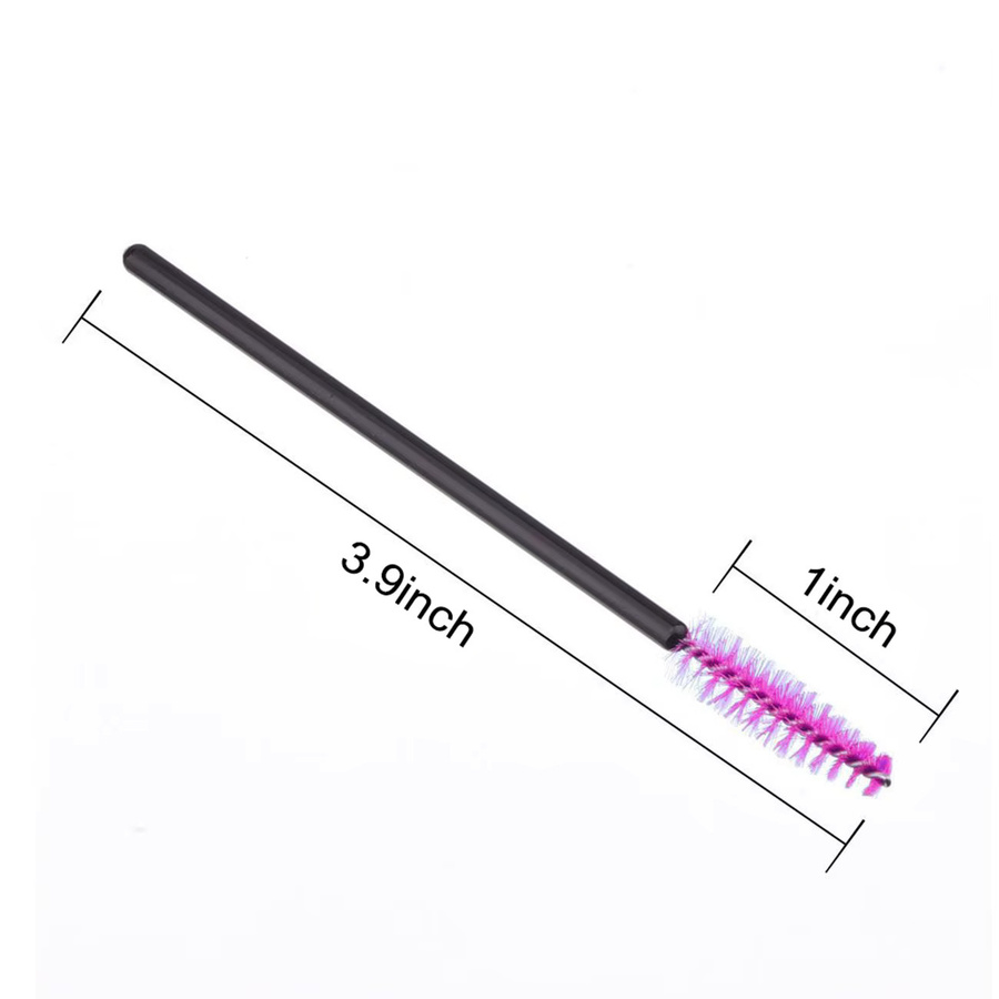 HUAZDS Einweg-Wimpernbürsten, 200 Stück, Schwarz, Unisex - Bild 2