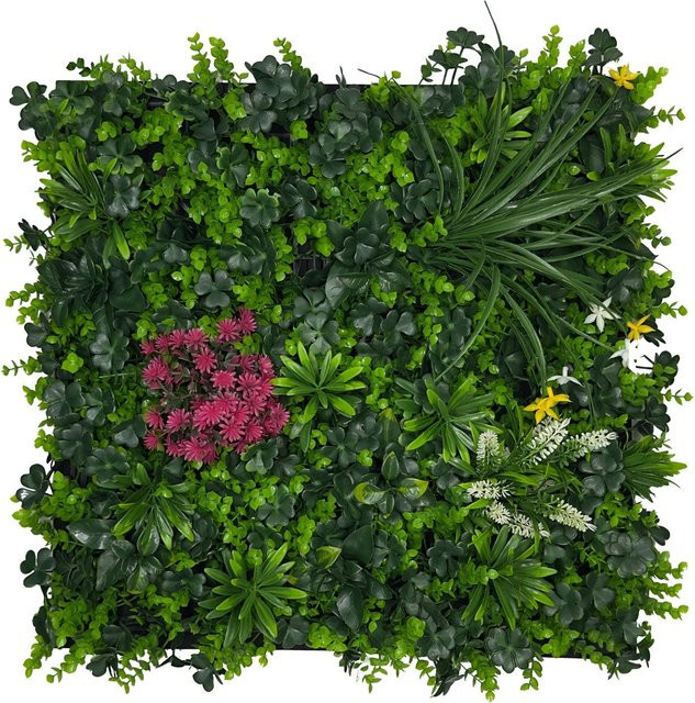 Jangal Wandpaneel Modular Wall Botanic Garden Mixed Flora Grün B/H: 52 x 52 cm - Bild 1