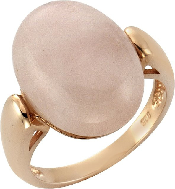 Zeeme Gemstones Ring 925 Silber, Rosenquarz, Damen - Bild 1