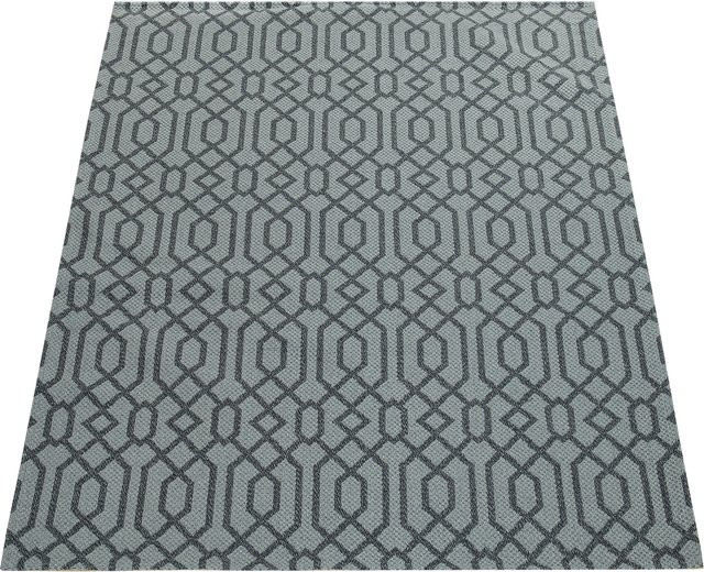 Teppich Vera grau modern geometrisch B: 120 cm, L: 160 cm - Bild 1