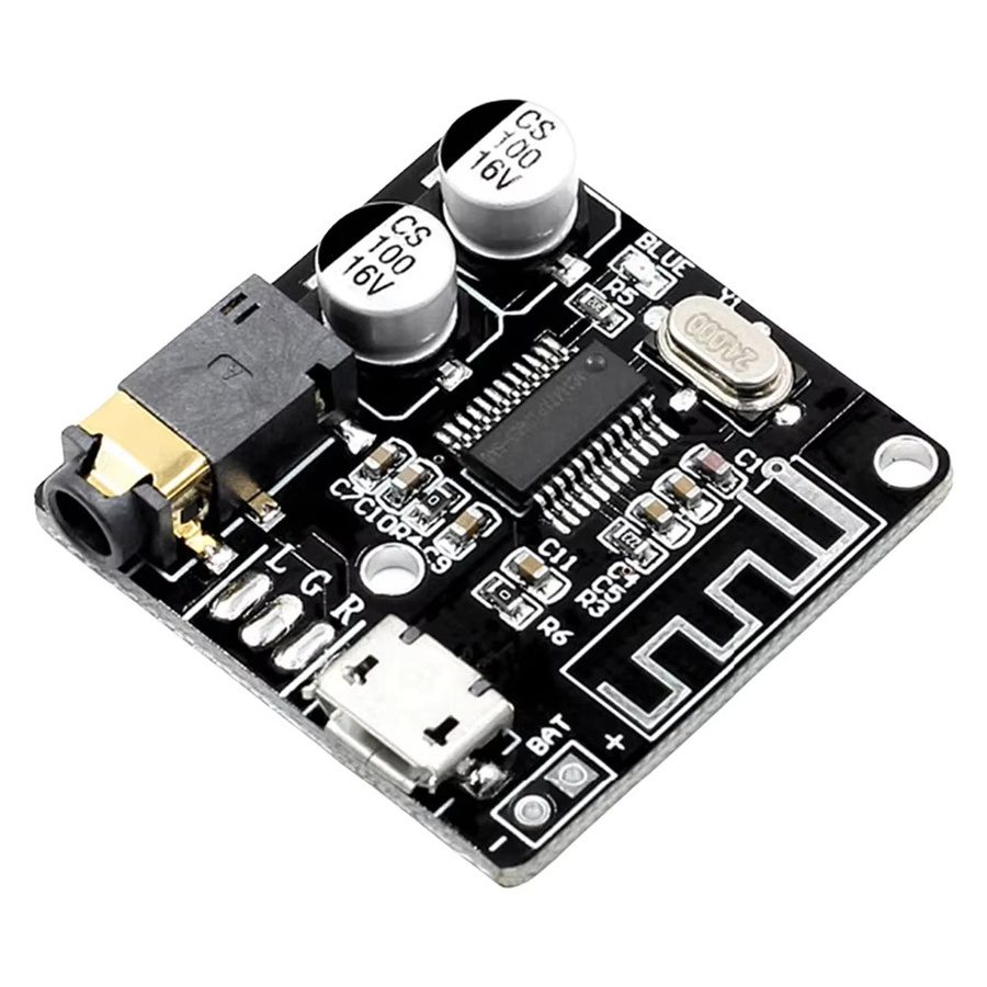 VHM-314 Bluetooth Audio Receiver Board Wireless Stereo Musik Modul mit Bluetooth 5.0 und MP3 Verlustfreier Decoder Verstärker in Schwarz - Bild 4