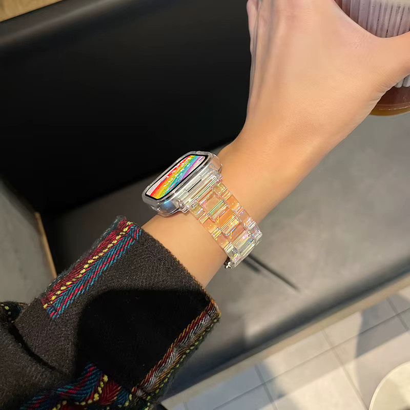 TINUORA Uhrenarmband Kunststoff, Bunt, Unisex - Bild 2