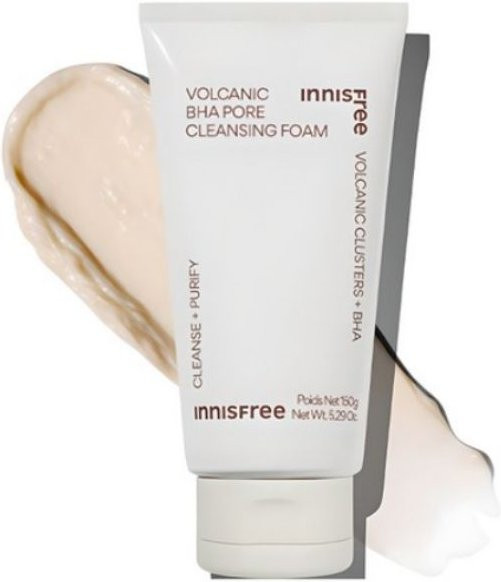Innisfree Vulkanischer Poren BHA Reinigungsschaum, 150 g, Fettige Haut - Bild 1