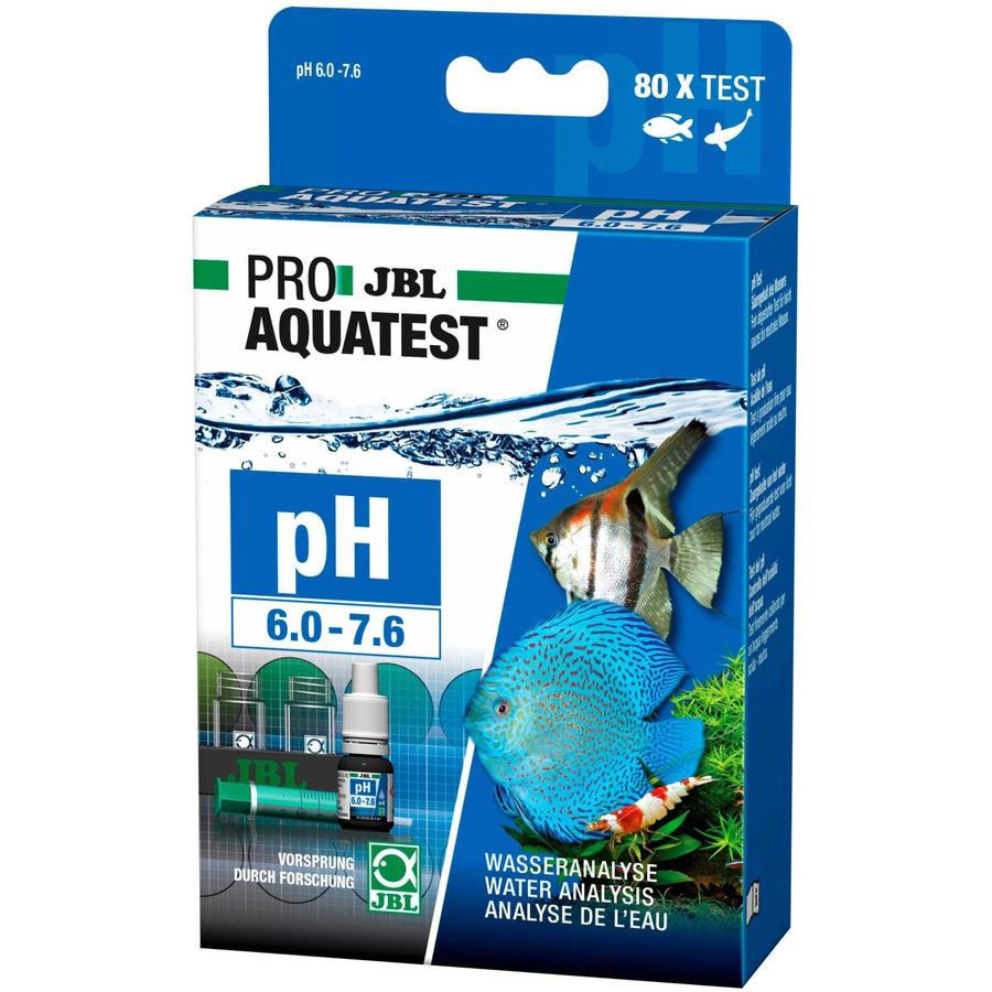 JBL ProAquaTest pH Wassertest zur Messung des pH-Werts im Bereich 6,0-7,6 in Blau - Bild 2