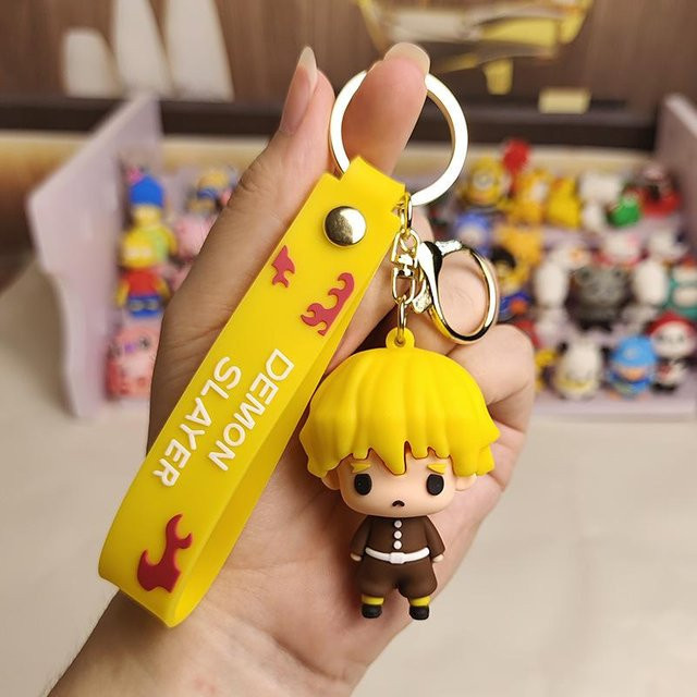 YIRAN Jewelry Schlüsselanhänger, Kamado Tanjirou, Unisex, yellow - Bild 1