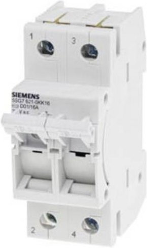 Siemens Sicherungslasttrennschalter D01 16A 400V in Weiß - Bild 1