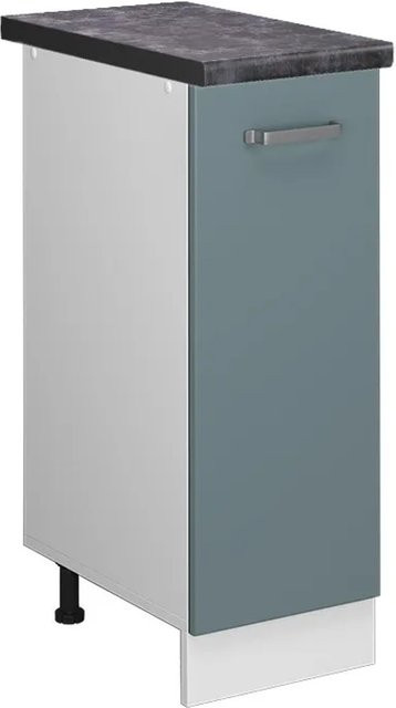 Vicco Apothekerschrank R-Line Medizinschrank für die Küche, Blau-Grau/Weiß/Anthrazit, B: 30 cm, H: 81,6 cm, T: 20,23 cm - Bild 1