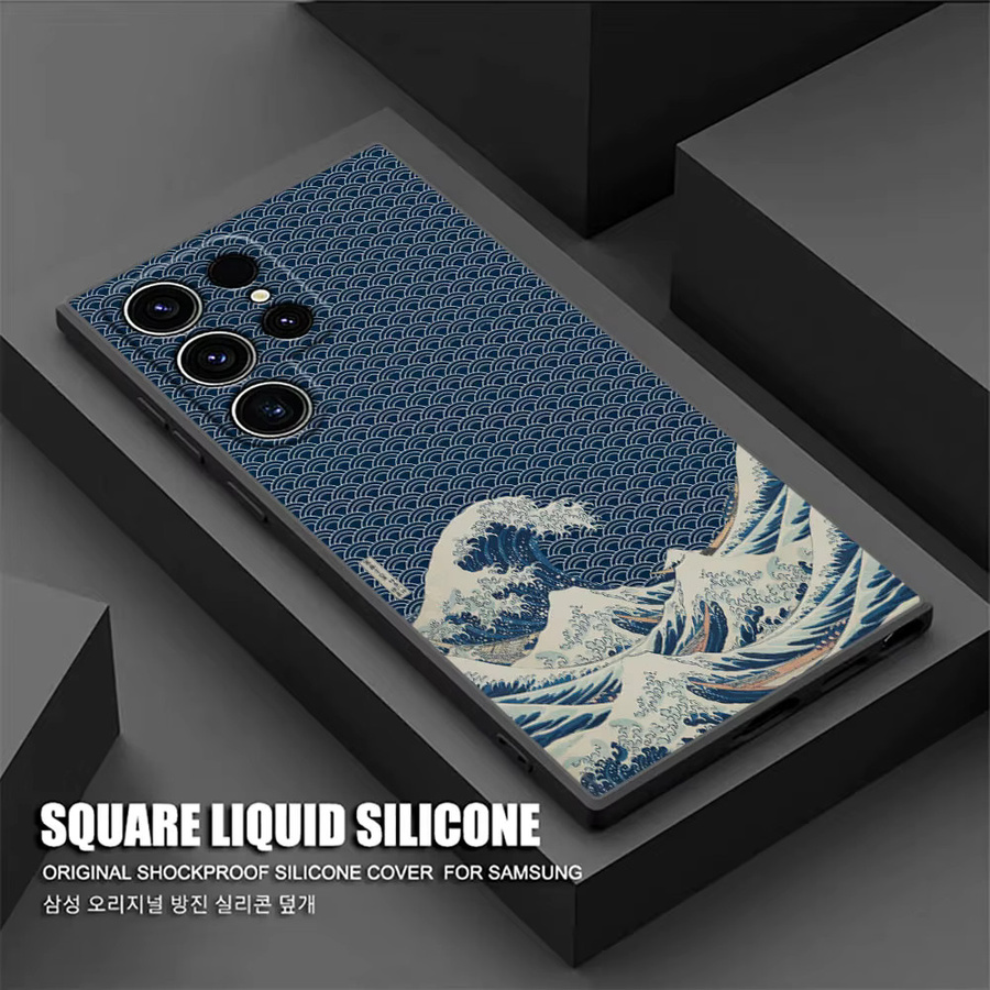 Big Wave Dragon God Sea S26Ultra Handyhülle für Samsung Galaxy S26 S25 S24 S23 S22 S21 S20 FE S25 Plus 5G weiche Schutzhülle - Bild 4
