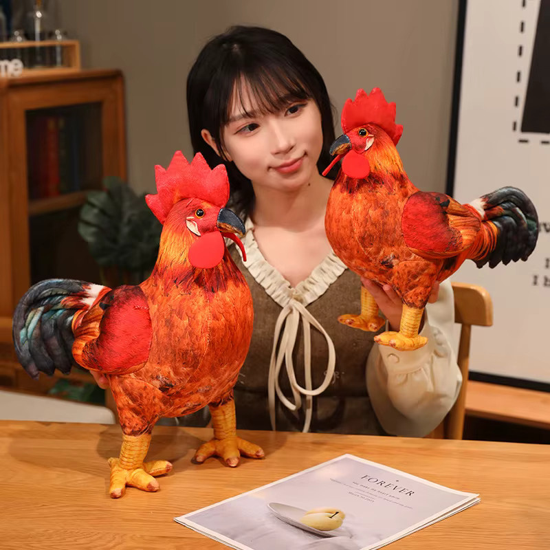 YUZHINUO Huhn, Stoffpuppe, Plüschtier, Bunt / Mehrfarbig - Bild 4