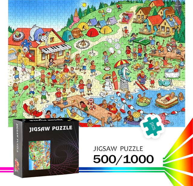 AZNM Puzzlespiel, Bunt / Mehrfarbig, Pappe / Karton - Bild 1