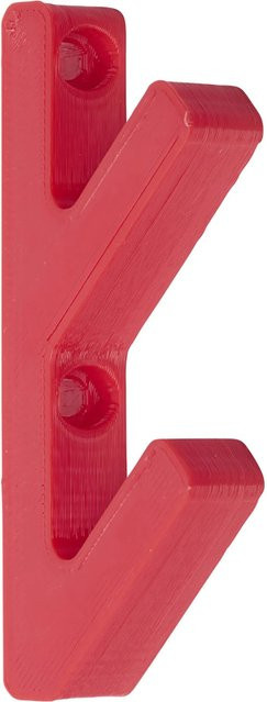 Denpanels 3D Haken für Akustikpaneele in Rot, 2 Stück - Bild 1