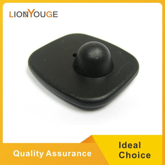 LIONYOUGE Eas Security Hard Tag Square Black Garment Label RF 8,2MHz, 100er Set - Bild 1
