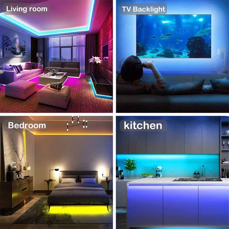 CENFAYA USB Zigbee 3.0 RGBCW LED-Streifen Multicolor mit Sprachsteuerung für Alexa und Google Home - Bild 2