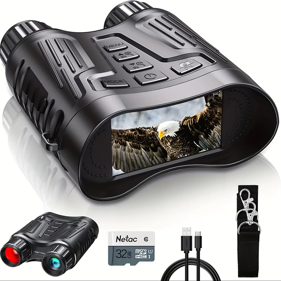 HONDIGI Digitales Nachtsicht-Fernglas NV2180 mit Infrarot, 4K UHD und 36MP, Schwarz - Bild 3
