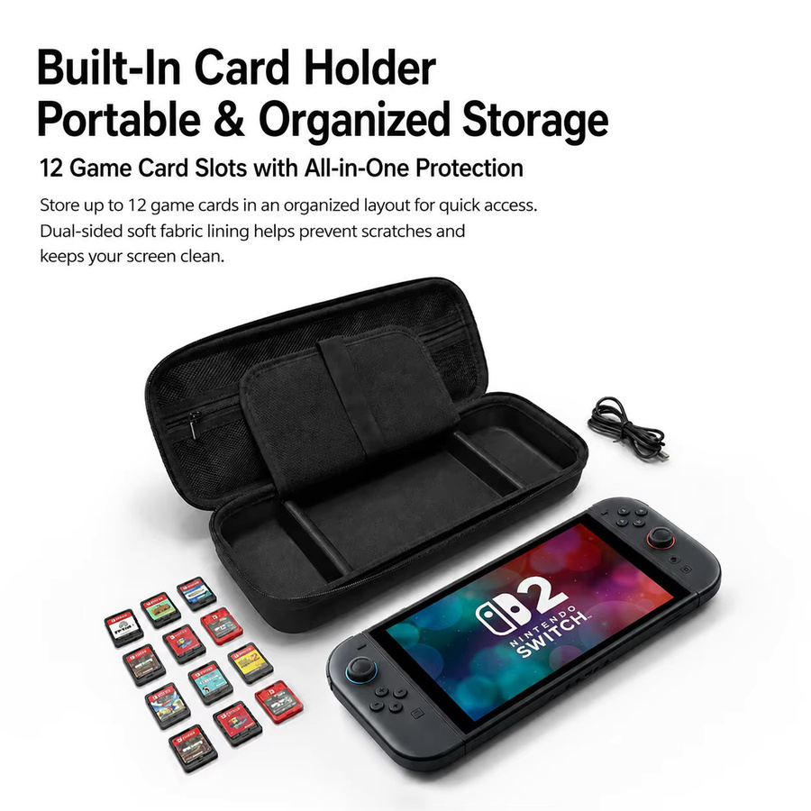 YOOPEO Tragetasche und Aufbewahrungstasche in Schwarz für Mobapad M12, NYXI Hyperion 3 und Switch 2 - Bild 2