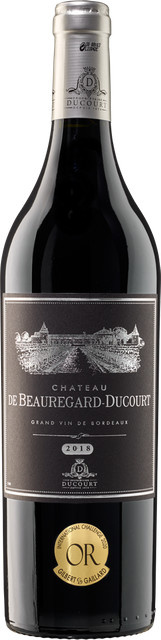 Château de Beauregard-Ducourt Black Label Bordeaux Rouge, Merlot, trocken, 2018, Rotwein, 0,75 l - Bild 1