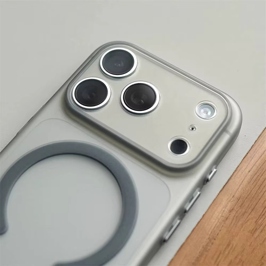 YUEDESHENG Magnetische Softcase-Hülle für iPhone 17 Pro Max, 15, 14, 13, 12 Plus, Ultradünn, Matt und Transluzent, Kompatibel mit MagSafe, Schwarz oder Transparent - Bild 2