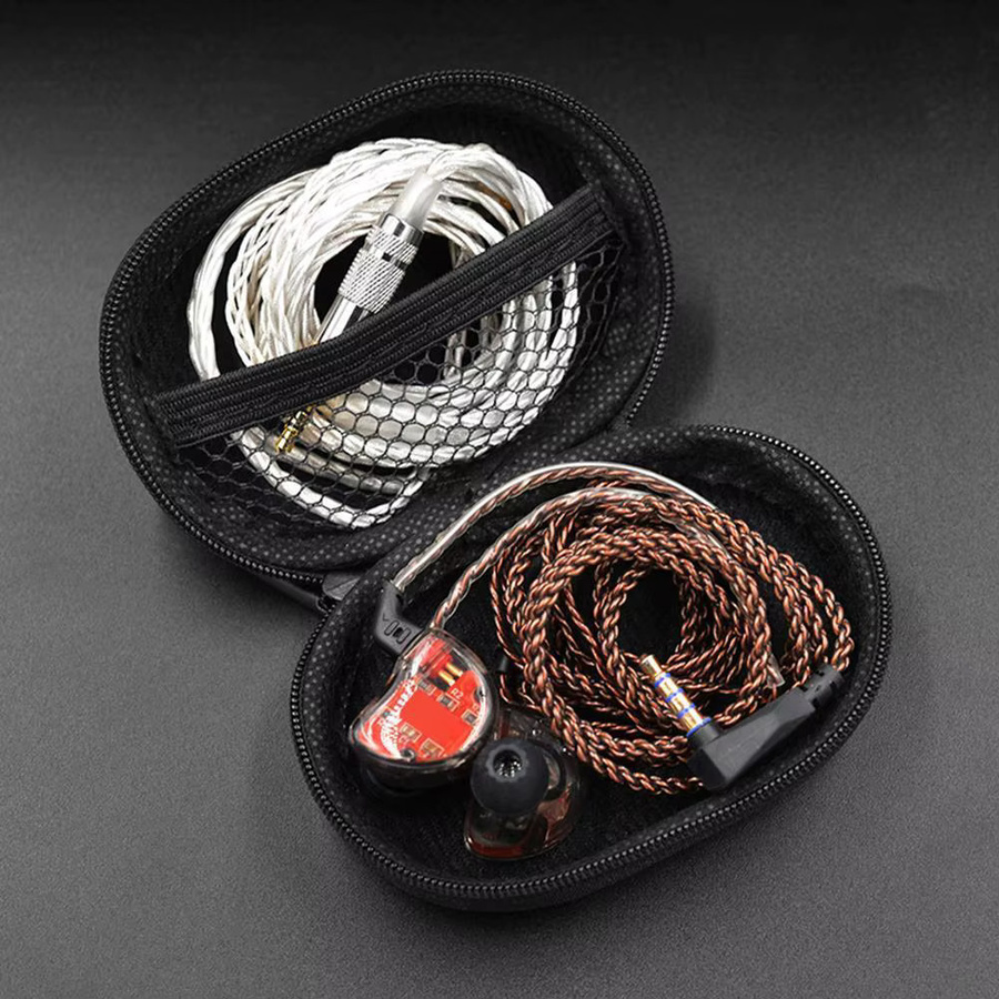 KZ Tragbare Aufbewahrungsbox für Kabel-In-Ear-Kopfhörer BA10 AS10 ES4, Schwarz - Bild 3