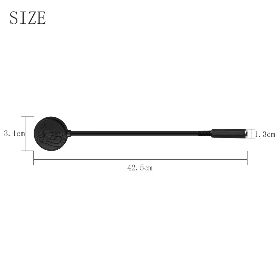 SLADE Piezo Kontakt Pickup für Akustikgitarre, Ukulele, Violine, Mandoline, Banjo und Kalimba in Schwarz - Bild 2