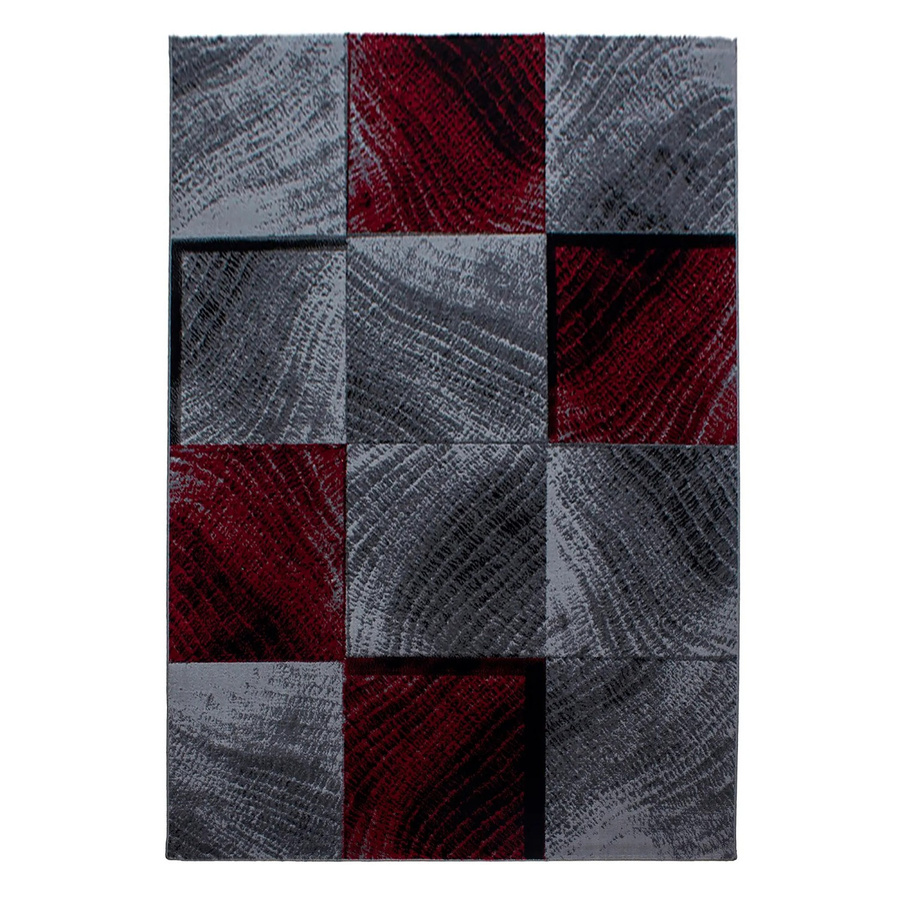 Ayyildiz Kurzflorteppich Plus 8003 Karos Modern in Rot, B: 160 cm, T: 230 cm - Bild 2