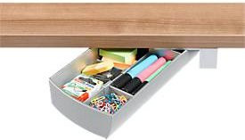 Ninka Aufbewahrungsbox Unterbau-Schwenkschale SWING, drehbar, weiß - Bild 1