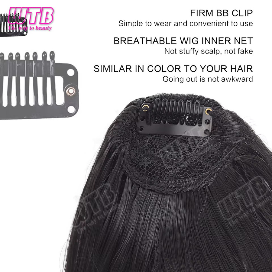 WTB Synthetische Pony-Perücke mit BB-Clip, Damen - Bild 2