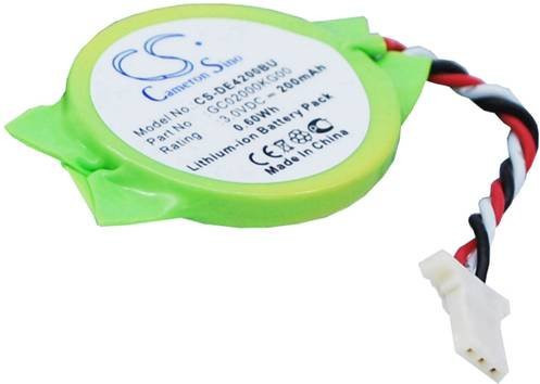 CS Cameron Sino Backup-Zelle als Ersatz für Dell Original-Akku GC02000KG00, 3V, 200 mAh, Grün - Bild 1