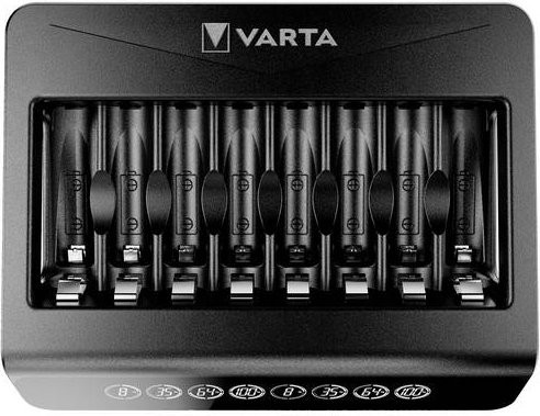 Varta LCD Multi Charger+ Rundzellen-Ladegerät für NiMH Akkus in Schwarz (AAA und AA) - Bild 1