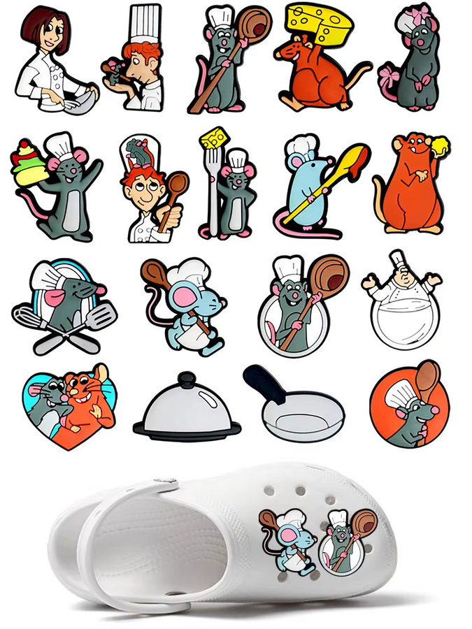 Hot Toys Ratatouille Charms Pins für Schuhe - Bild 5