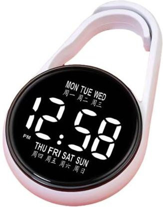 Honwei Schlüsselanhänger Digitale Uhr, LED Touch, black, Kinder - Bild 1