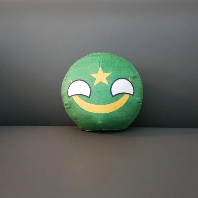 Fashnics Die Islamische Republik Mauretanien Countryball, Plüschtier Stoffpuppe, ab 14 Jahren - Bild 1