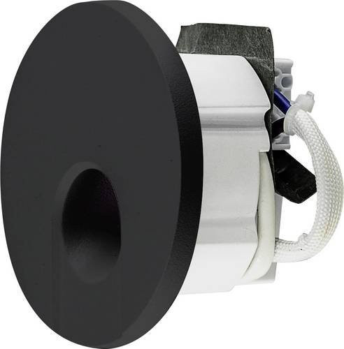 EVN W200902 LED-Einbauleuchte in Schwarz, runde LED-Deckenleuchte aus Aluminium mit 2W Leistung - Bild 1