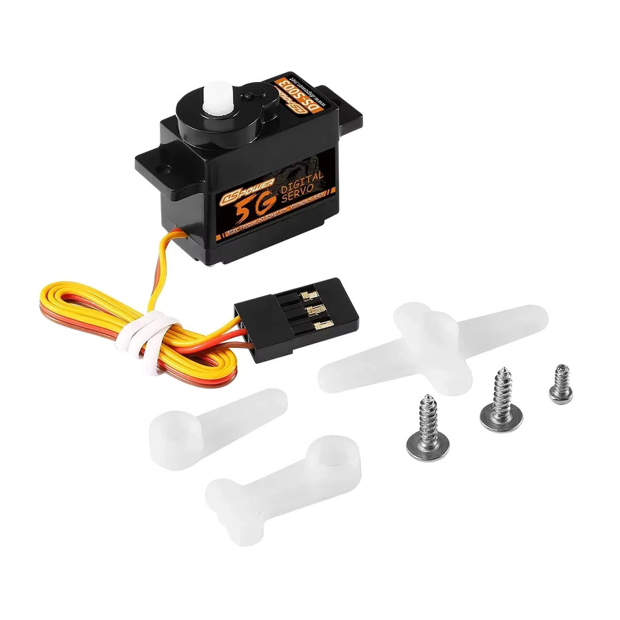 DSpower Micro Digital Servo, Metall/Kunststoff, 1:28, Zubehör - Bild 4