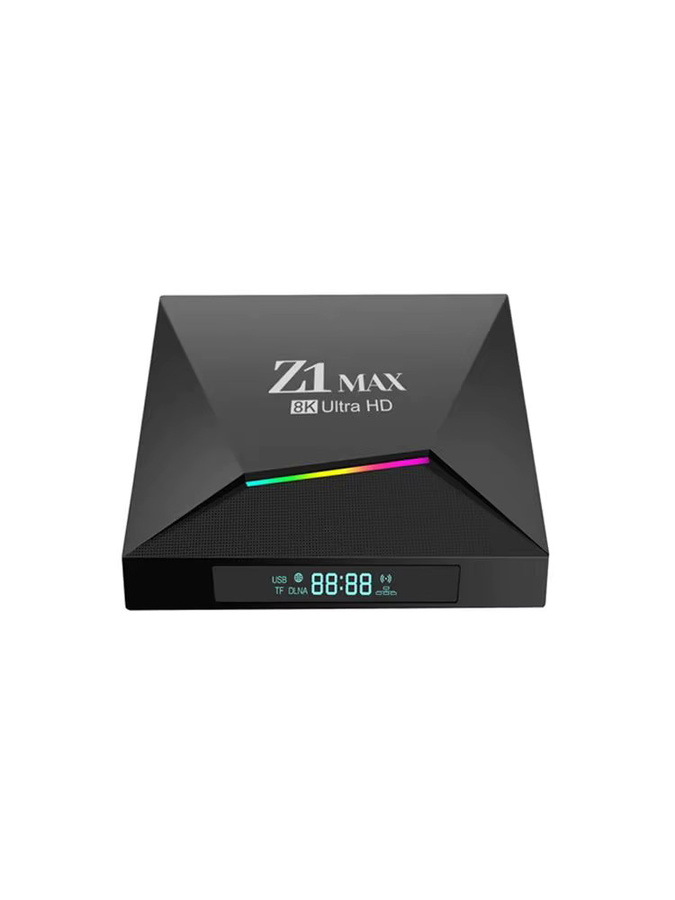 CLIBABIQBOX Z1 Max Smart TV Box mit Android 15, Allwinner H618 Quad Core, 4G, 5G Dual WiFi, BT5.0, Media Player für HD 8K 4K IPTV, Schwarz - Bild 6