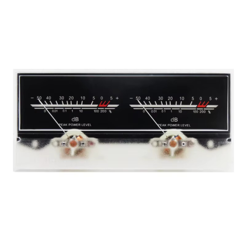 Doppelzeiger VU Meter Stereo Audio Verstärkerplatine mit einstellbarer Hintergrundbeleuchtung und Treiber zur Schallpegelanzeige - Bild 2