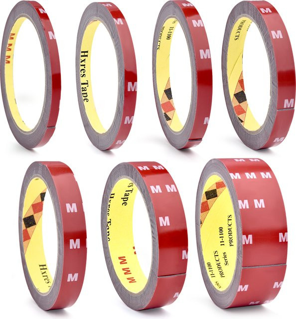 Superstarkes doppelseitiges Klebeband für Haushaltsgeräte und Wandaufkleber, Länge: 3 m, Breite: 6 mm bis 30 mm - Bild 1