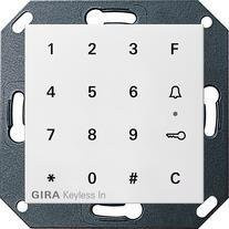 Gira Audio Intercom Zubehör für elektrische Schalter in Weiß - Bild 1