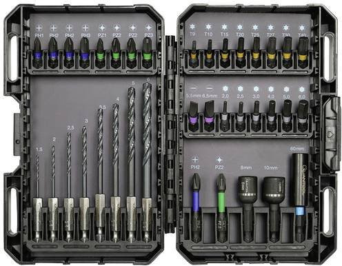 Mannesmann Bit-Set Q25237 Schraubendreher-Bits in Schwarz und Multicolour - Bild 1