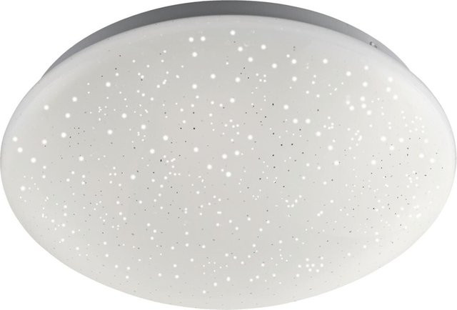 Just Light LED-Deckenleuchte Skyler Weiß, rund, dimmbar mit Fernbedienung, H: 9 cm, B/D: 25 cm - Bild 2