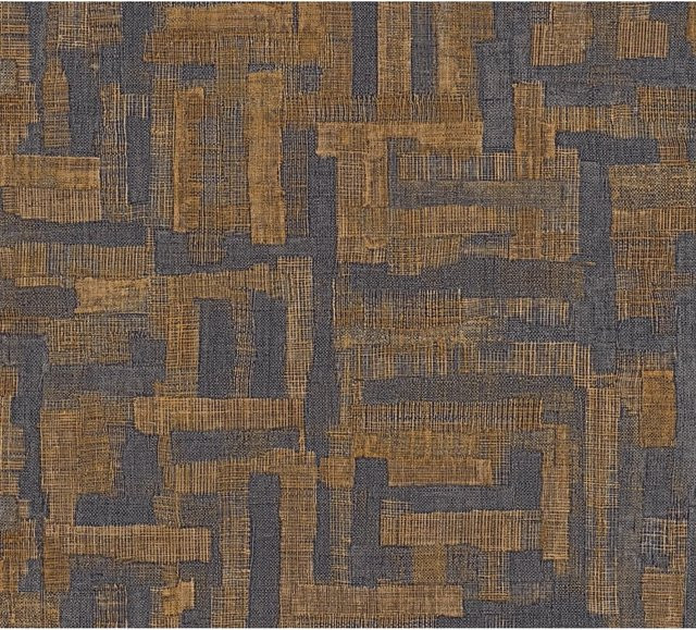 A.S. Création Vliestapete Holzblock Ethno in Braun-Grau, abstraktes Design, matt, B: 0,53 m x L: 10,05 m - Bild 1