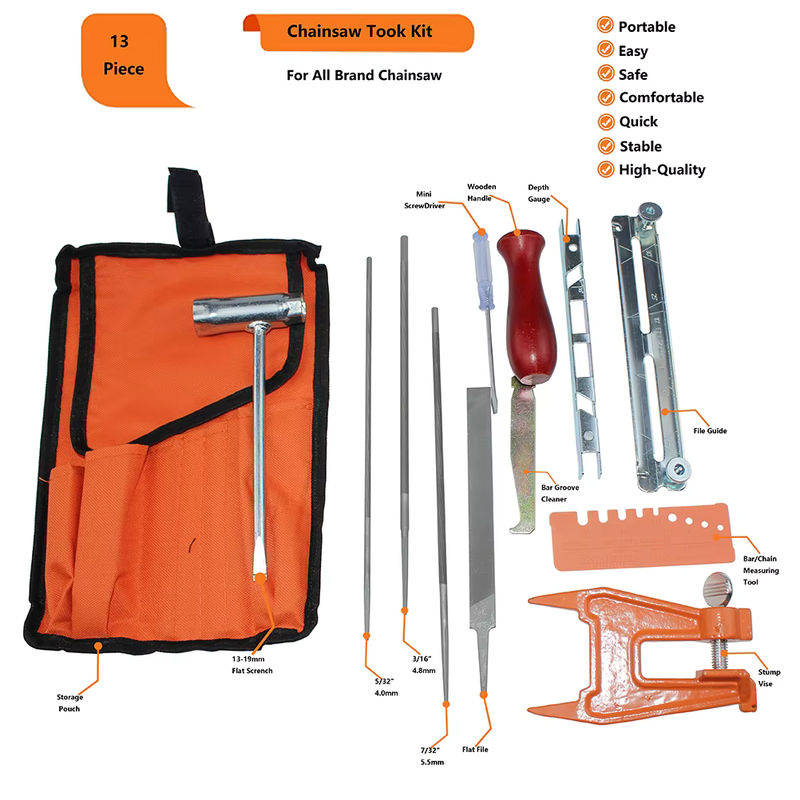 ANGUS PROFESSIONAL Spitzerfeilen-Set Stump Vise für Kettensägen aller Marken - Bild 5