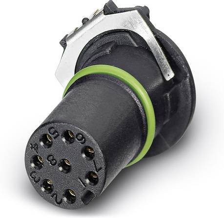 Phoenix Contact 1457681 Sensor-Aktor-Einbausteckverbinder M12 Buchse, 8-polig, Schwarz - Bild 1