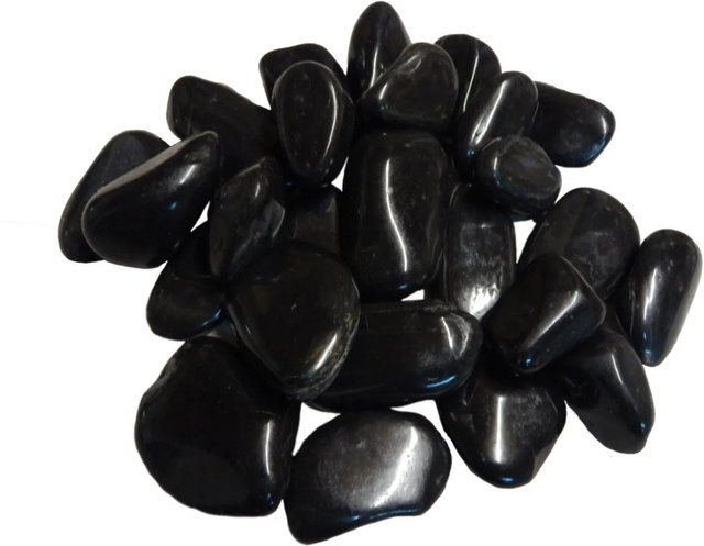 Aquagart Polierter Glanzkies Schwarz 20 kg - Bild 2