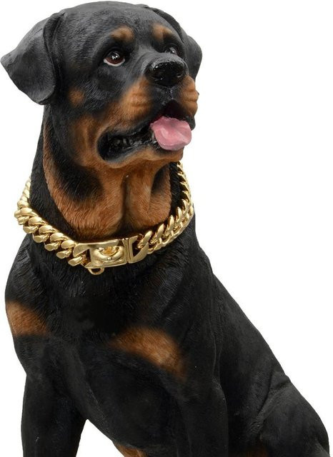 Hundehalsband Edelstahl, Kubanische Hundekette, 66 cm - Bild 1