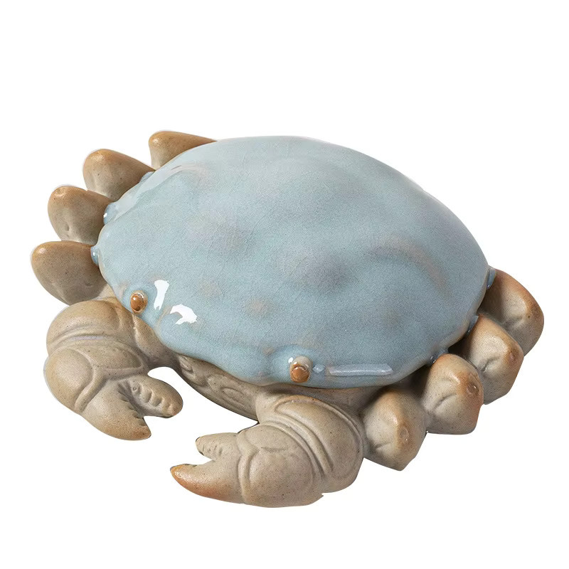 Ru Kiln Keramik Krabben-Teetisch Ornament aus Keramik für deine Teezeremonie - Bild 3